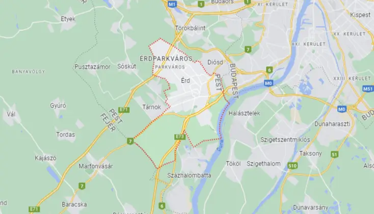 Autómentő Érd környéke