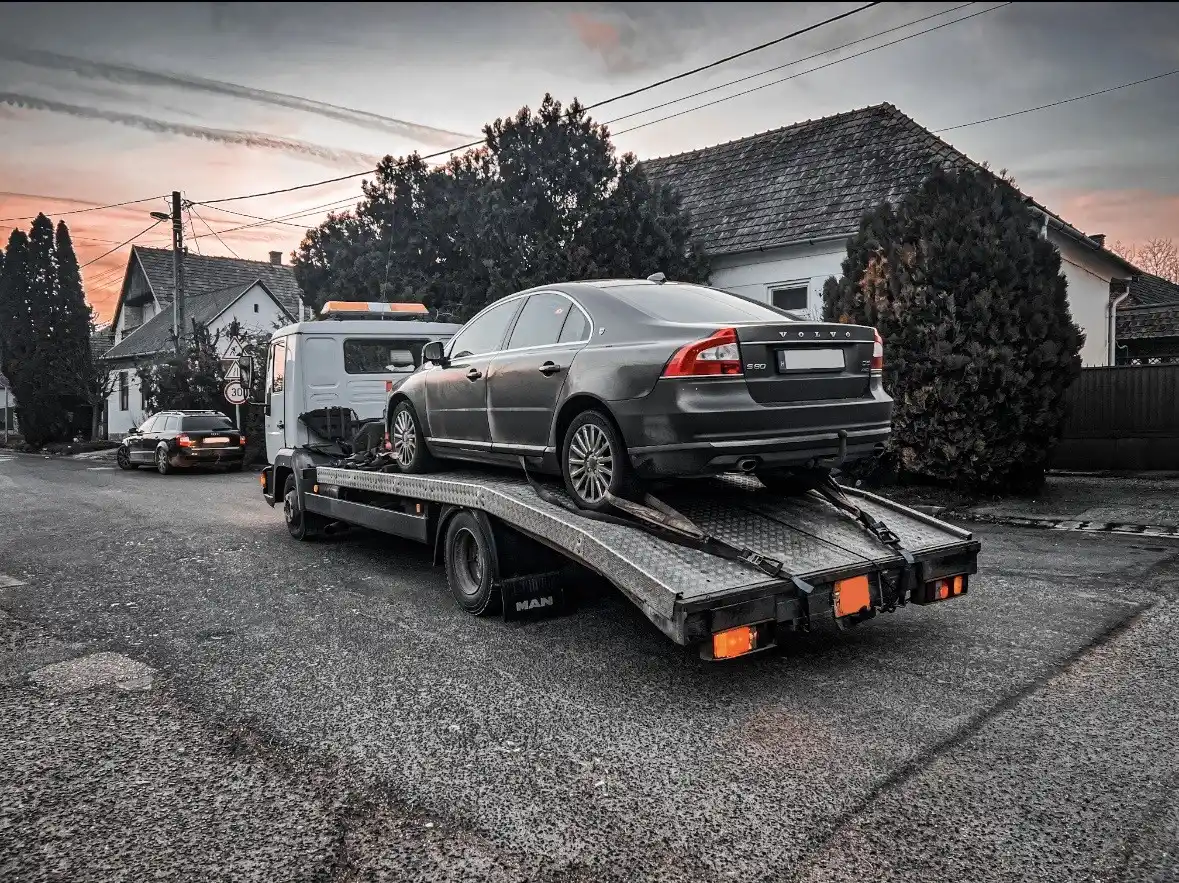 Autómentő zsámbék, autómentés, darus autómentés zsámbék, tréler zsámbék, autószállítás