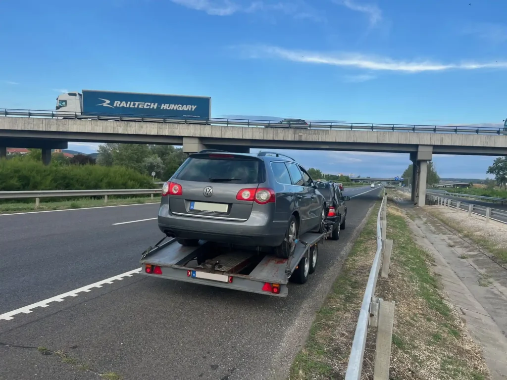 Autómentő Biatorbágy M1 autópálya